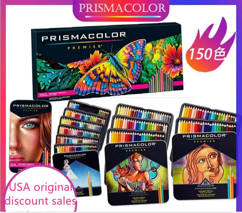 24 36 48 72 150 цветов OEM Prisma цветные художественные масляные карандаши ed Lapis de cor kolowy olow