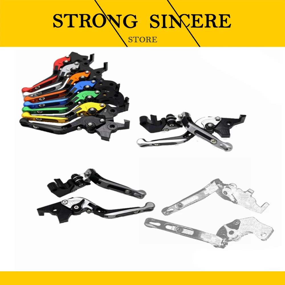 Мотоцикл для SUZUKI GSR 750 2011-2014 600 2006-2011 400 2008-2012 Складные Выдвижные рычаги тормоза и