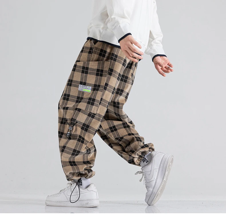 Waliicorners Men Hip Hop Casual Trousers Fashion Male Pants Wide Leg Pants Harem Pants Streetwear 14 H9be93e7354364e1a88b030e9d840ddb2z