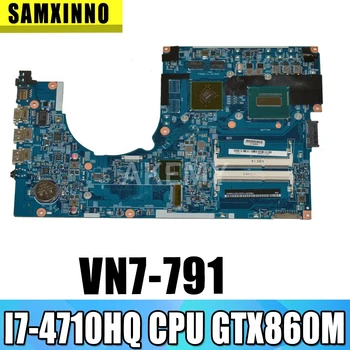 

Akemy For Acer aspire VN7-791 Laptop Motherboard 448.02G08.001M NBMQR11004 MAIN BOARD I7-4710HQ CPU GTX860M Video card