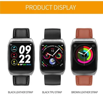 

2019 Smart Bracelet ECG Monitoring PPG VFC Smart Bracelet For Men Women E58 1.3 Inch TFT Screen Color Tracker