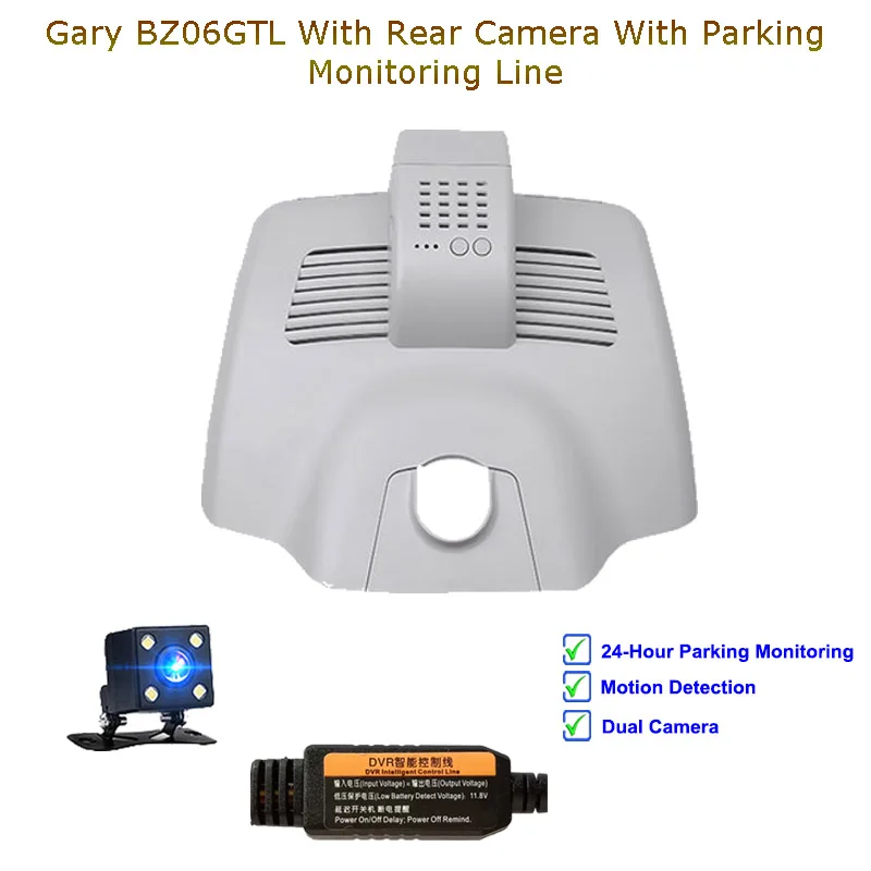 Jabriel Скрытая 1080P Автомобильная камера dash cam 24 часа рекордер камера заднего вида для mercedes benz e300 e200 e320 e250 e220d W211 W212 W21 - Название цвета: Gray Tow Cam Line