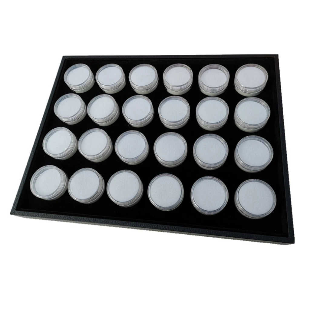 35 Grid Gem Stone Bead Jar Holder Showcase Stackable Jewelry Display Tray Box Jewelry Packaging