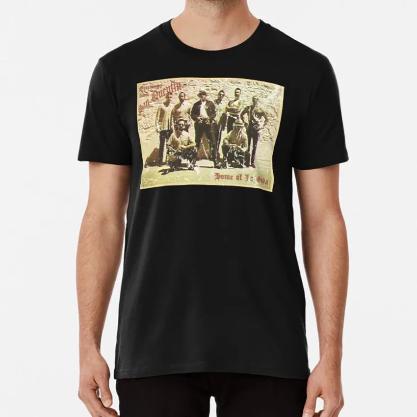 Greetings from San Quentin T shirt blood in out bound | Мужская одежда