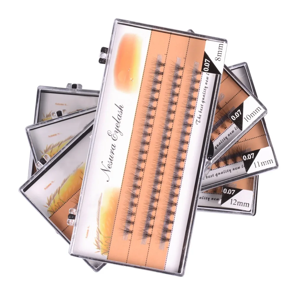 1box big capacity 60 bundles 20d Eyelashes Individual Lashes Natural Style
