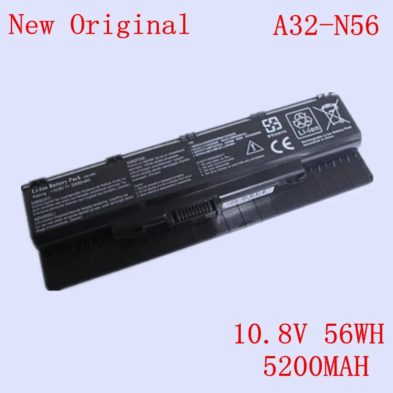 Новый оригинальный литий-ионный аккумулятор для ноутбука A32-N56 ASUS N46V N56V N56D N56VJ N56VM