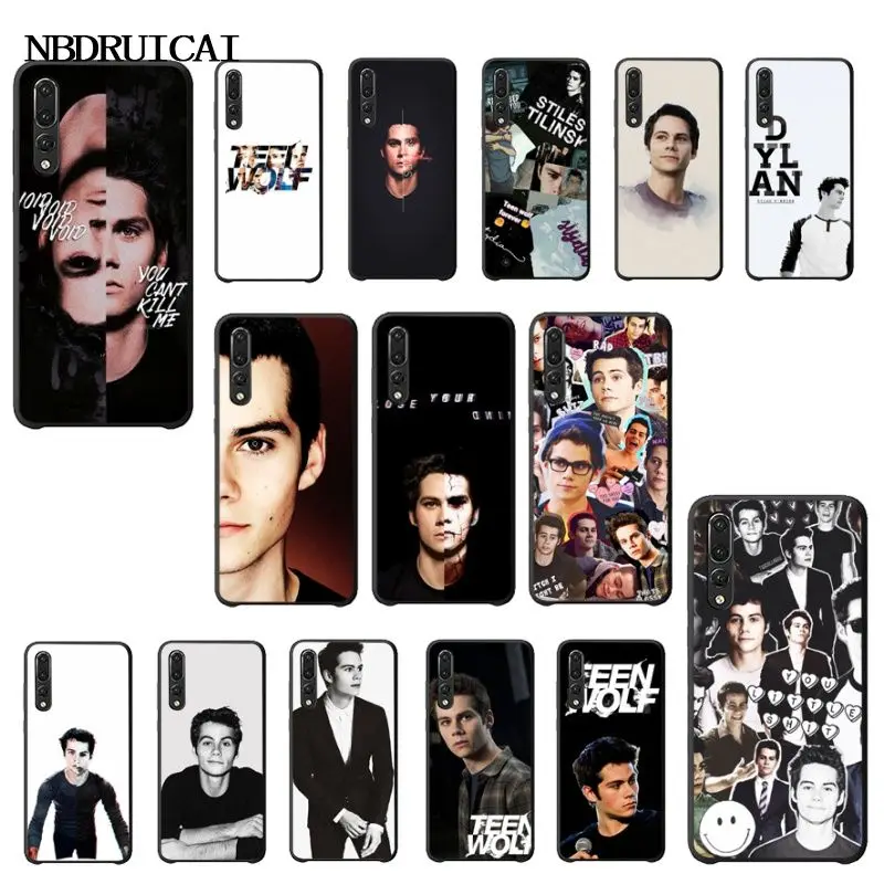 NBDRUICAI Dylan Oɻrien Teen Wolf cool black Phone Case for Huawei P9 10 lite P20 pro P30 Psmart mate 20 | Мобильные телефоны и