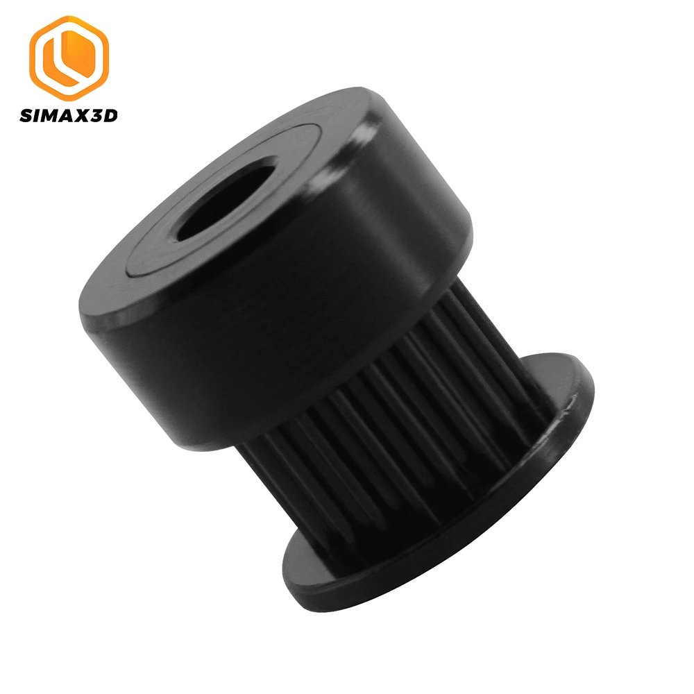 SIMAX3D 5 шт Черный GT2 зубчатый шкив 20 Зубы Алюминиевый диаметр 6/10 мм Ширина ремня 5/6