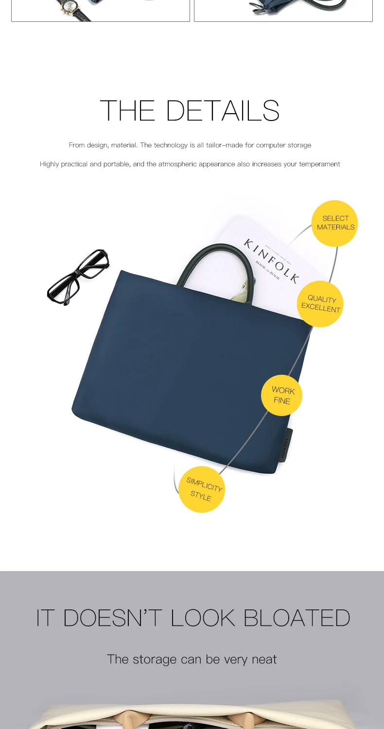 pasta portátil para macbook air retina laptop sleeve bolsa de mão para computador hp
