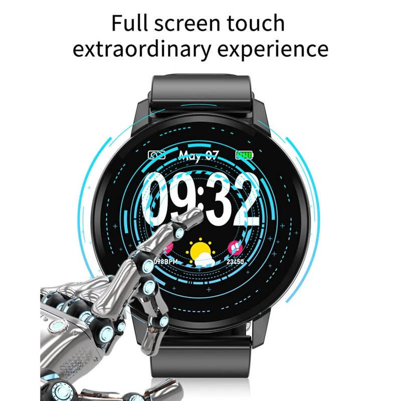 S01 Bluetooth Смарт часы Мода кровяное давление кислородный монитор сердечного ритма Smartwatch для Android Ios Телефон(золото+ розовый
