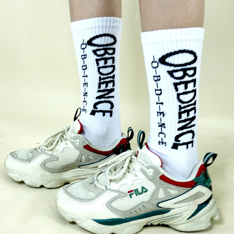 Новые модные популярные мужские носки в стиле хип-хоп хлопковые спортивные носки для скейтборда хорошего качества