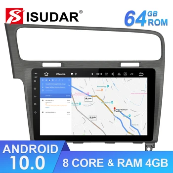 

Isudar 1 Din Automotivo Radio Android 10 For VW/Volkswagen/Golf 7 GPS Car Multimedia Player Octa Core RAM 4GB ROM 64GB DVR DSP