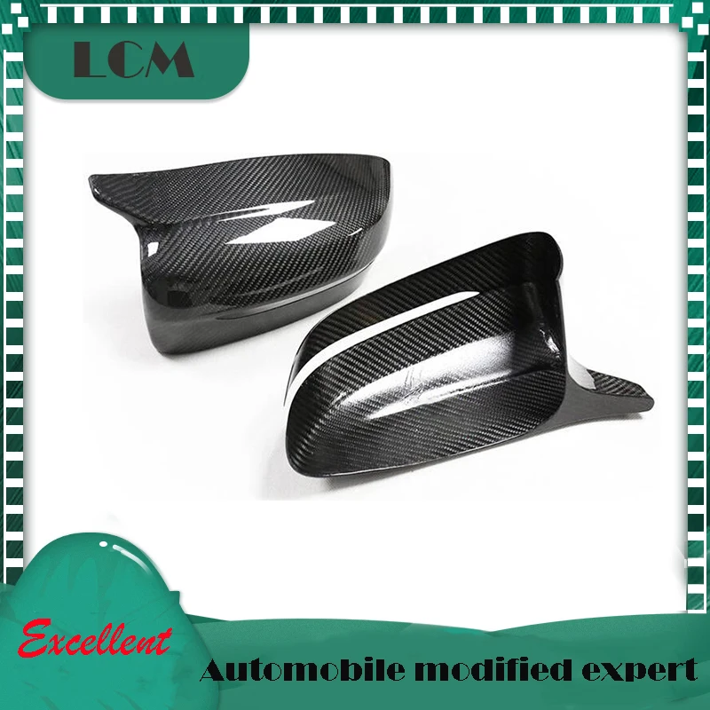 

For BMW G42 G20 G28 G22 G23 G26 M400i G30 G38 G11 G12 G14 G15 G16 OX Horn Look ABS/Carbon Fiber Mirror Cover (Not For GT)