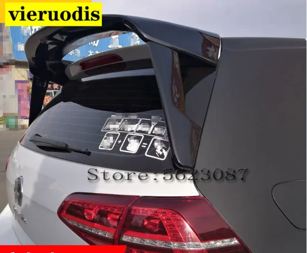 Спойлер для Volkswagen GOLF 7 MK7 2014-2018 mk7.5 высококачественный задний спойлер из ABS