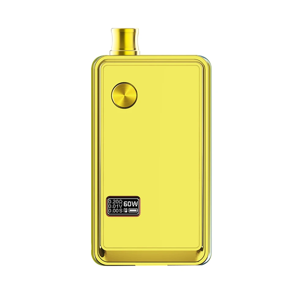 Новейший комплект ThinkVape ZETA AIO 60 Вт Pod питание от одного аккумулятора 18650 для бака 3