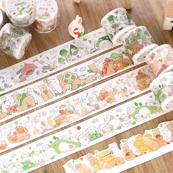 

6PCS/LOT dream town series paper simple foundation decorative tape masking tape washi tape