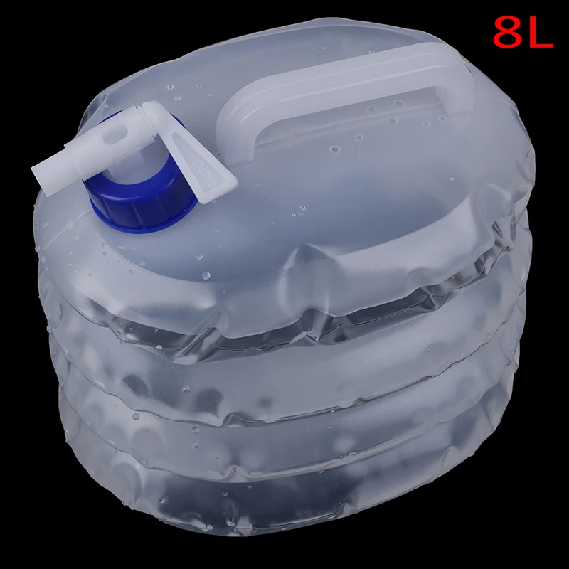 8L 8L 10L 15L открытый складной, сворачивающийся мешок для воды контейнер для кемпинга походов портативный для выживания воды для хранения и переноски сумка - Цвет: 8L