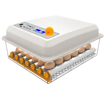 

24 Slots Eggs Incubator Full Auto Incubation Case Duck Chicken Incubator Reproduction Container with UK Plug