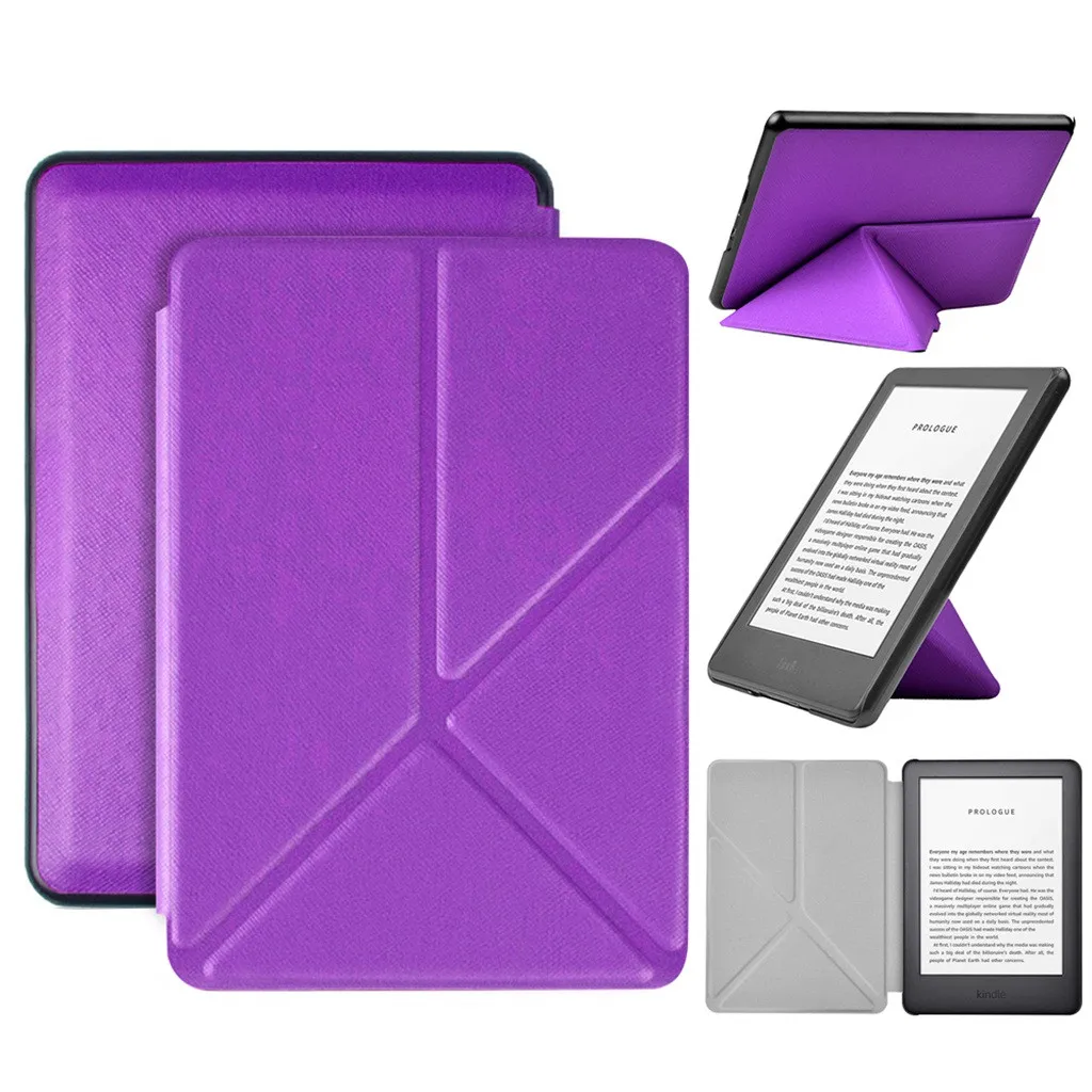 Чехол для планшета Amazon All NEWKindle 10 го поколения 6 '' однотонный кожаный чехол