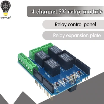 

4 channel 5v relay shield module, Four channel relay control board relay expansion board for arduino UNO R3 mega 2560