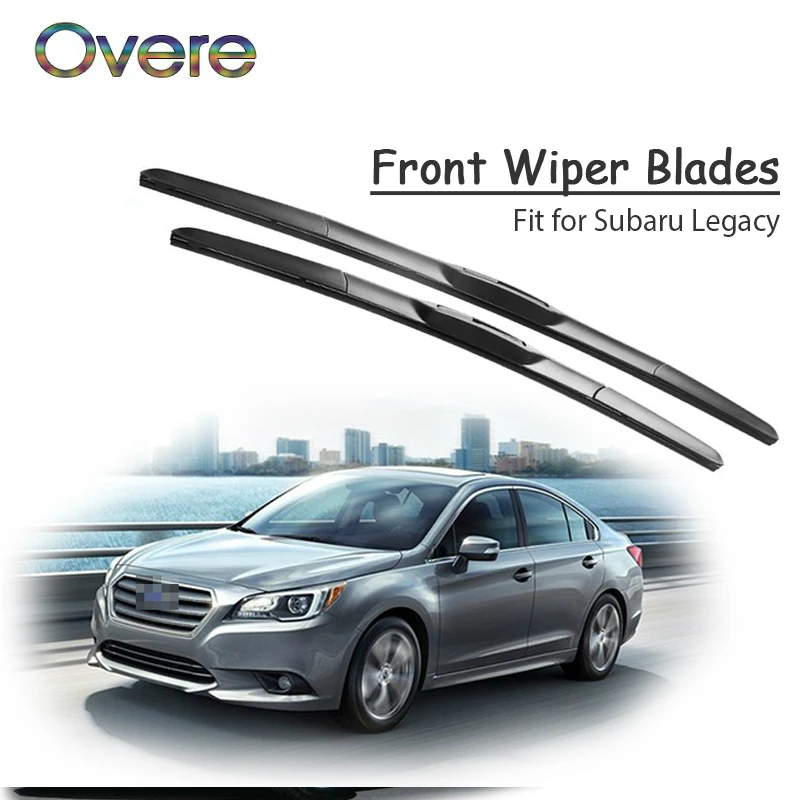 Overe 1Set Rubber Car Front Wiper Blade Kit For Subaru Legacy MK4 2018 2017 2016 2015-1999 Windscreen Original Accessories | Автомобили и