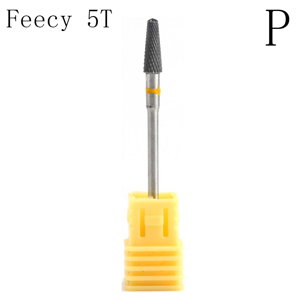 Feecy 5T P Резак для маникюра, фрезерный керамический маникюрный станок, набор фрез для педикюра, электрические пилочки для ногтей, сверла для ногтей Feecy - Цвет: Feecy 5T P
