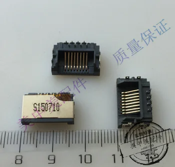

Notebook network port connector half half RJ45 LAN network port 8p countersunk board connector