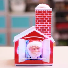 Игрушка Санта-Клаус для альпинизма, электрическая игрушка с музыкой, детские рождественские подарки, новогодние украшения для дома