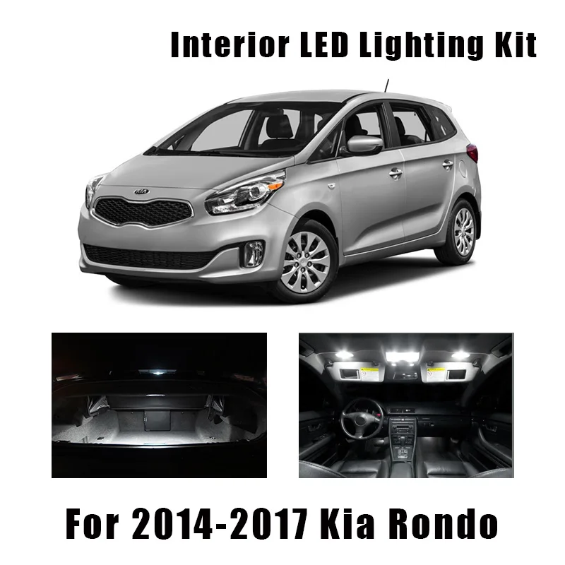 8 шт. белый светодиодный светильник карта купольные лампы интерьерная посылка