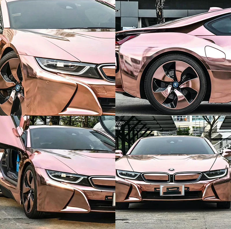 Rose Gold Chrome Vinyl Film Sticker-8
