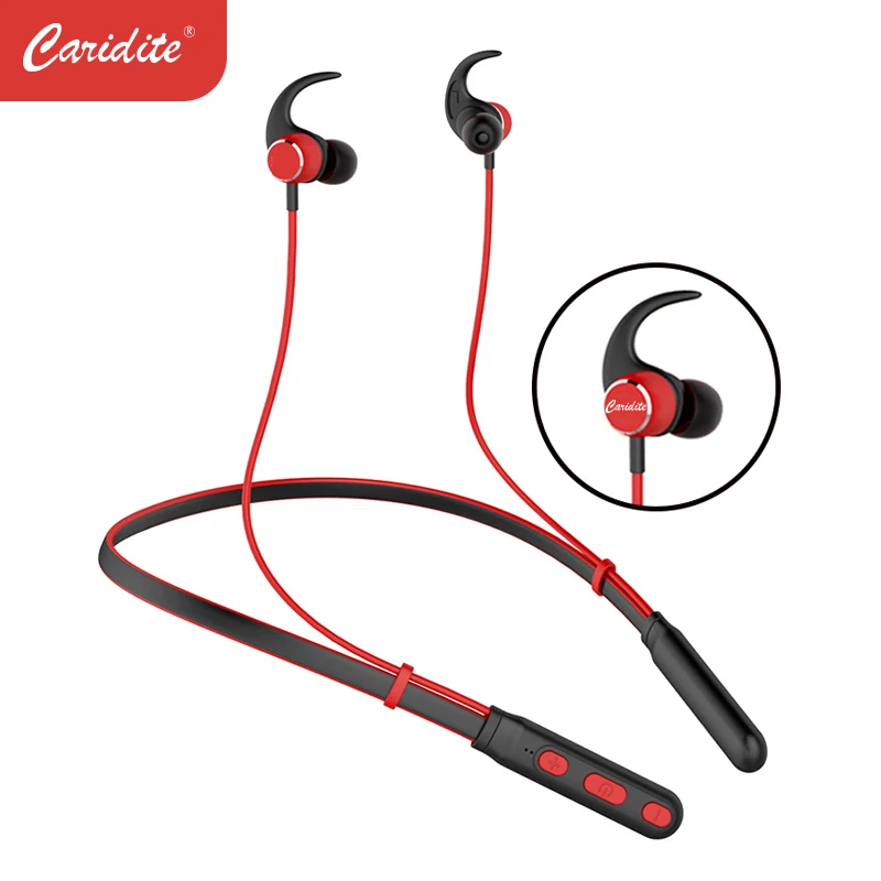 

Caridite 2020 Trending Wireless Bluetooth Headphone Waterproof Neckband Earphone with Magnetic Connect Sport Headset for Running