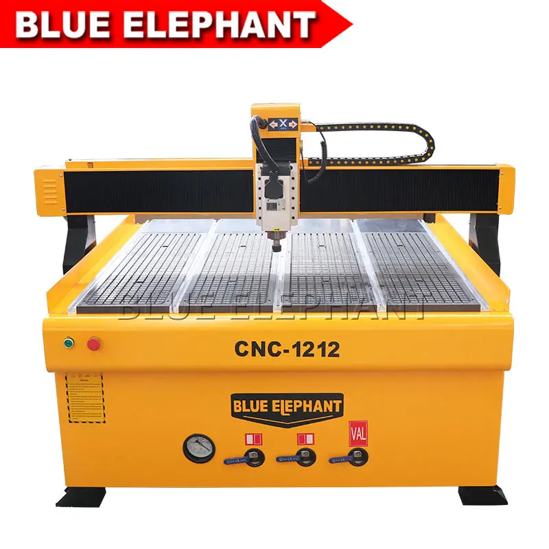 

Blue Elephant 1212 Desktop CNC Router standard size Vacuum Table CNC Wood Milling Machine with DSP Control System