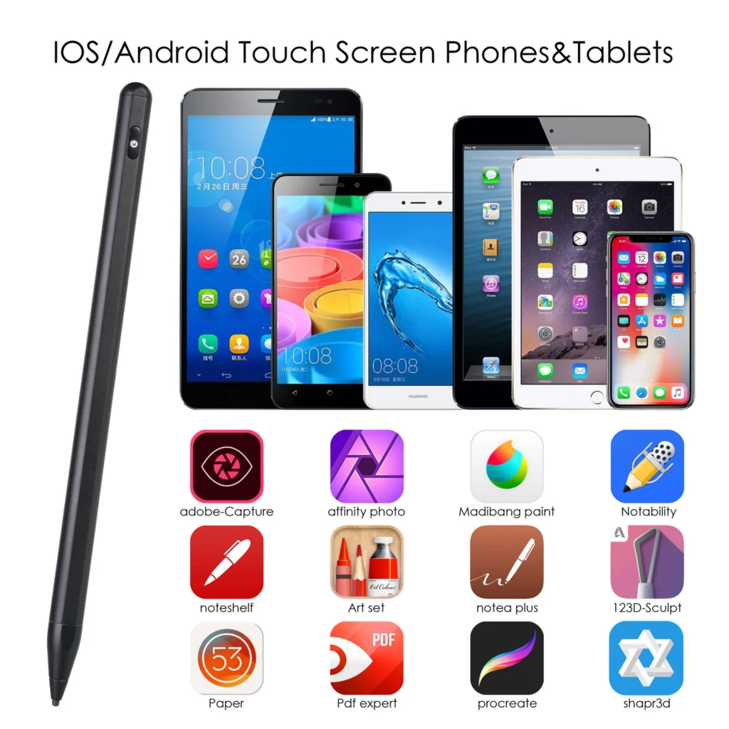 Универсальный стилус для Xiaomi huawei samsung iPhone iPad 9,7 мини планшет стилус для iPad карандаш Apple Ручка для Apple Pencil 2 1