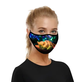 

Thanksgiving Print EBreathable Face Shield Cloth Face Shield Windproof Washable Mouth Mask Face Mask Reusable mondmaskers