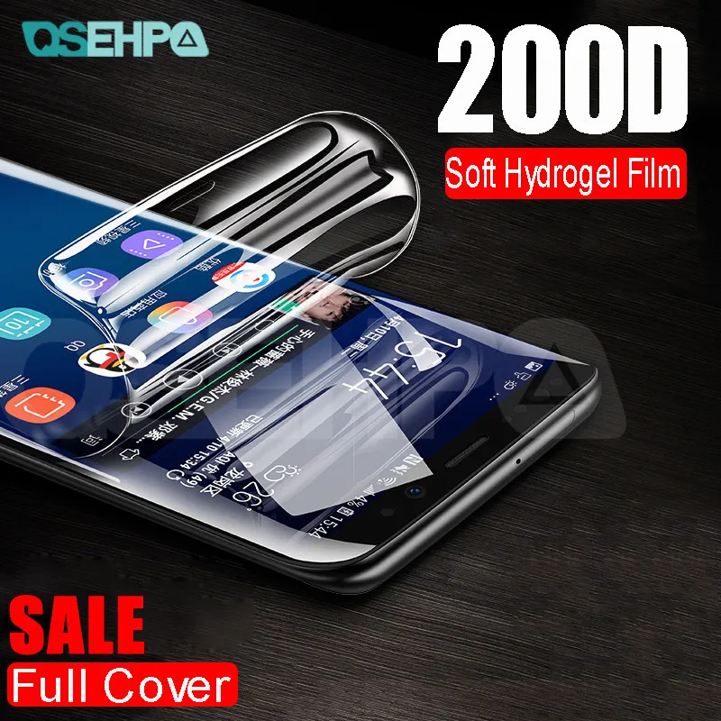 

200D Screen Protector on For Samsung Galaxy Note 10 S9 S8 S10 Plus S10e Lite Full Cover For Samsung Note 8 9 S7 Edge Soft Film