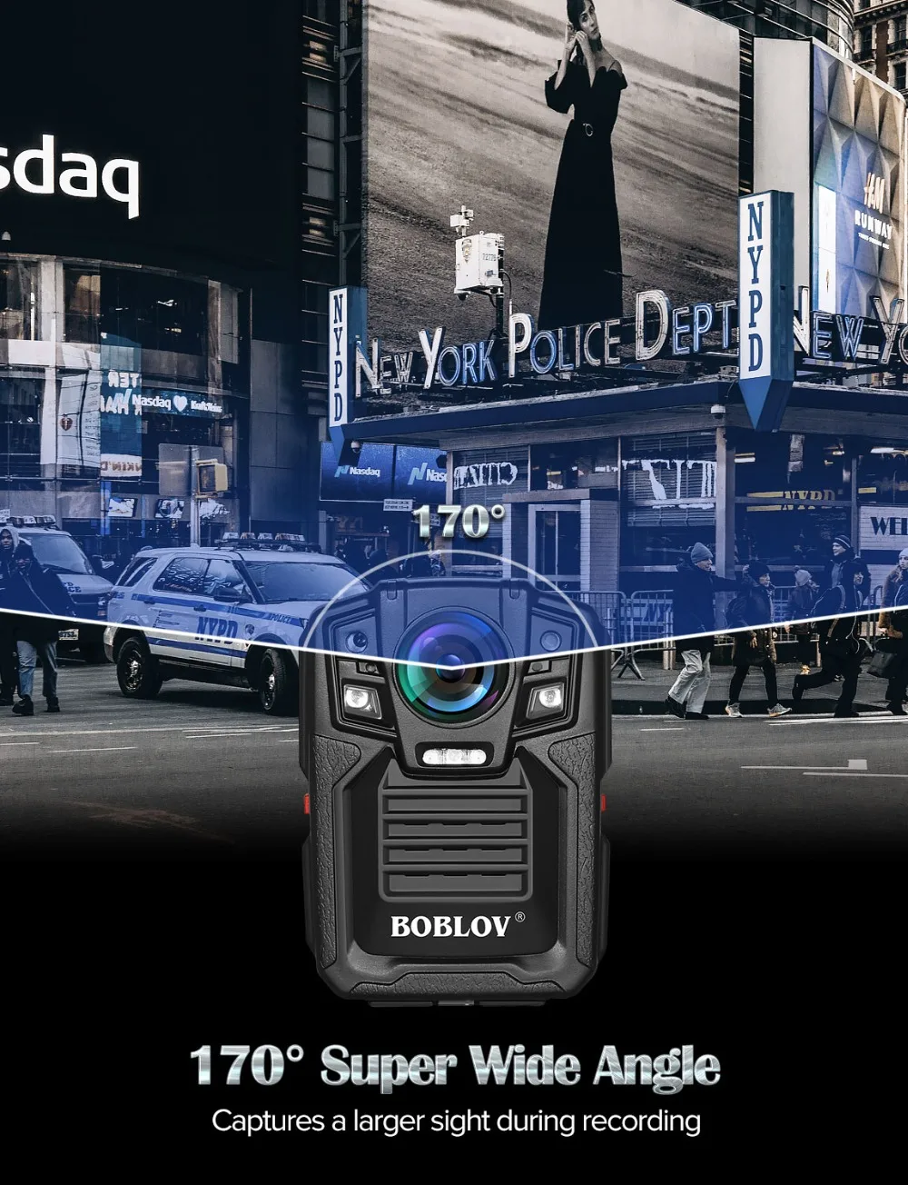  BOBLOV HD66-02 32GB/64GB HD 1296P Mini Camcorder Security Police Body Camera Night Vision Video Rec