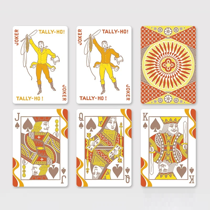 Playing Cards Details about   Tally-Ho: Autumn Ed Cardistry High Quality Card Games Magic