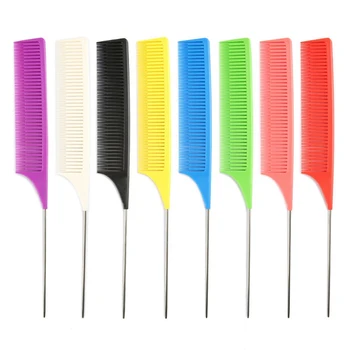 

Professional Plastic One-way Weave Highlighting Foiling Hair Comb Salon Tool Hair Dye Comb Sectioning Highlight Comb