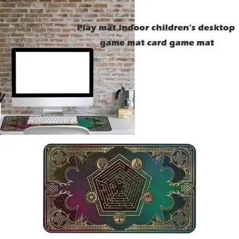 

Retro Print Mouse Keyboard Large Desk Mat Universal Component Safety Lightweight and Delicate PC Computer Laptop Game Mousepad