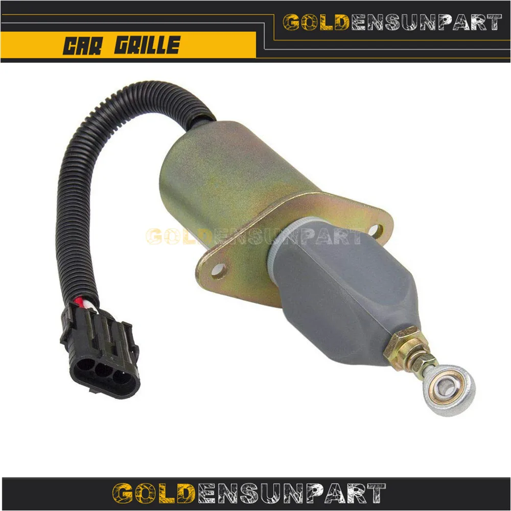 Shutoff Solenoid Valve Switch 3935649 Engine Solenoid Coil 3935649 SA-4764-12 For Cummins 6CT