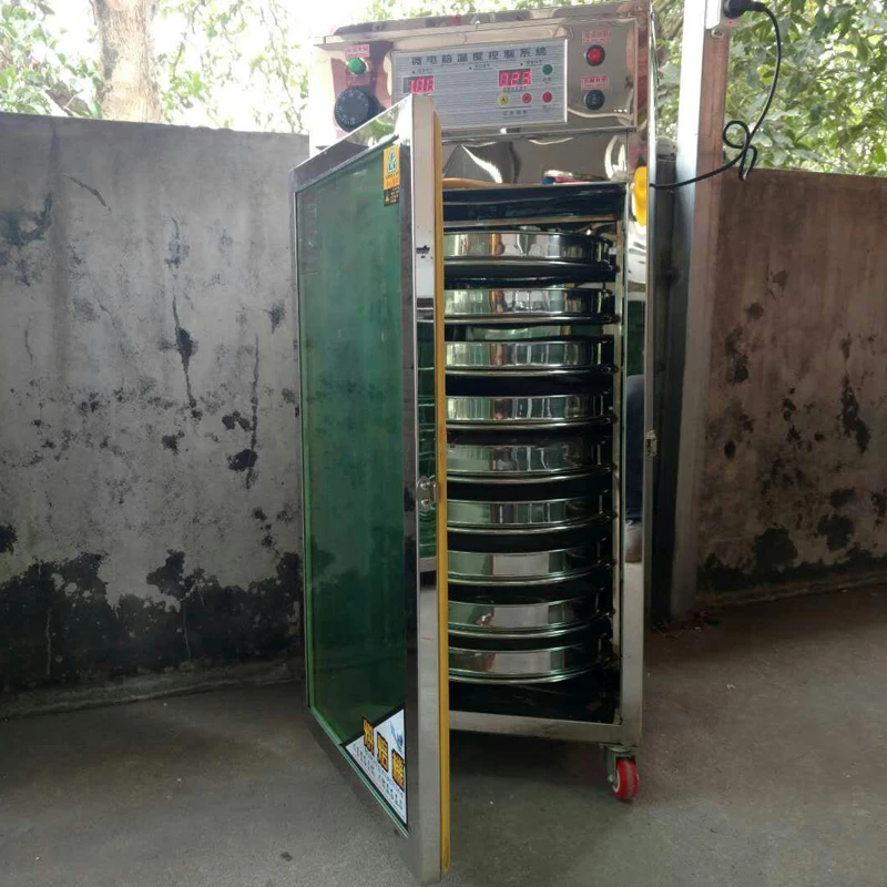 Fruit and Vegetable Dryer Stainless Steel Rotary Chinese Herbal Medicine Grain Roasting Machine Tea Flavoring Machine