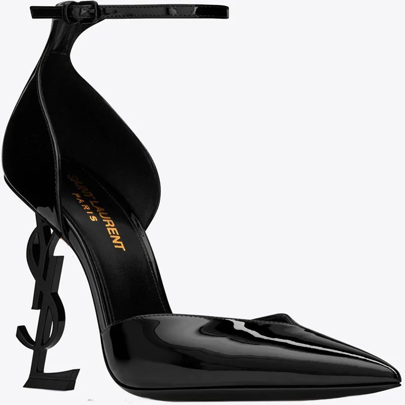 Черные босоножки обувь большого размера женские босоножки женские туфли на высоком каблуке с ремешком на щиколотке г. Роскошная женская обувь кожаные сандалии для стриптиза