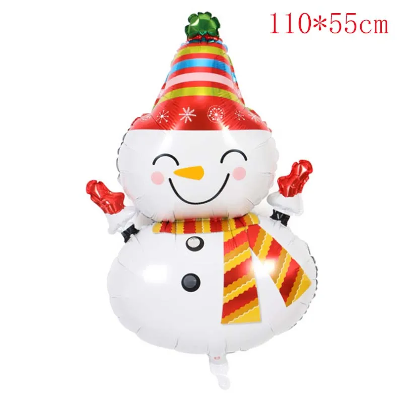 Счастливого Рождества снеговик пожилых фольгированные шары Рождественская елка Baloon Reveillon Deco вечерние декоративный воздушный шар счастливого Нового года - Цвет: Christmas ballon 3