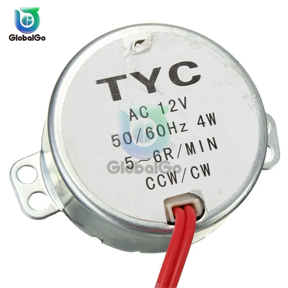 AC 220-240V 50/60 Гц Синхронный двигатель 5-6 об/мин прочный высокий крутящий момент 4W CW/CCW TYC-50 моторный накопитель переменного тока