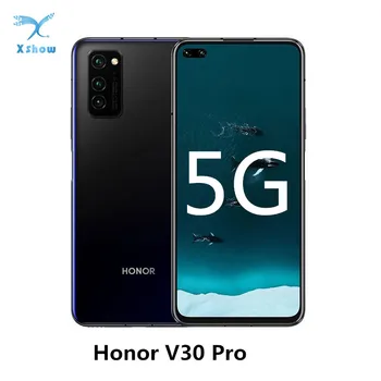 

Honor V30 Pro Smartphone 8GB RAM 128GB ROM 5G Mobile Phone Kirin 990 5G SoC CPU 40MP Triple Rear Camera SuperCharge 4100mAh NFC