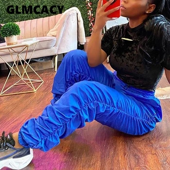 

Women Casual Slim Solid Long Pants Regular Jogger Sweatpants Female Trousers Chic Streetwear