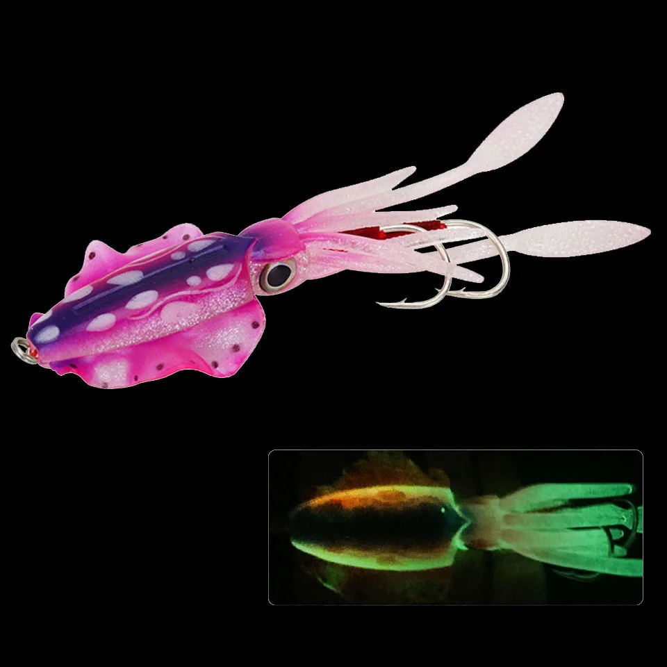 A 1 WALK FISH приманка для рыбы 60 г 150 мм светящийся/УФ крючок для наживки глубокие рыболовные приманки для моря Осьминог Calamar Троллинг воблер - Цвет: A 1