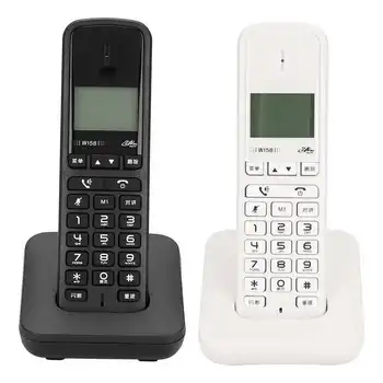 

W158 Digital Cordless Hand-Held Free Intercom Hands-Free Calling Telephone 100-240V US Plug Telephone Cordless Telephone