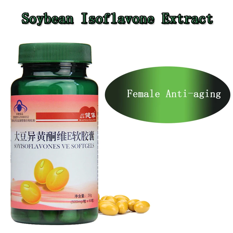 Soy Isoflavone Relieve Menopause Symptom Vitamin E Estrogenic Women