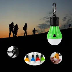 Кемпинг открытый мини фонарь светодиодный аккумулятор ABS в форме лампочки на батарейках Портативный тент лампа освещение Праздник
